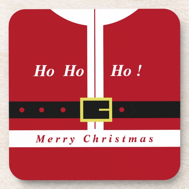 Christmas Coaster Santa Claus Fun (Front)