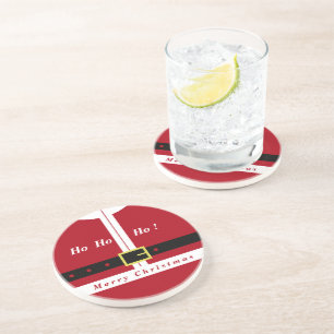 Christmas Coaster with Santa Claus Design - Fun