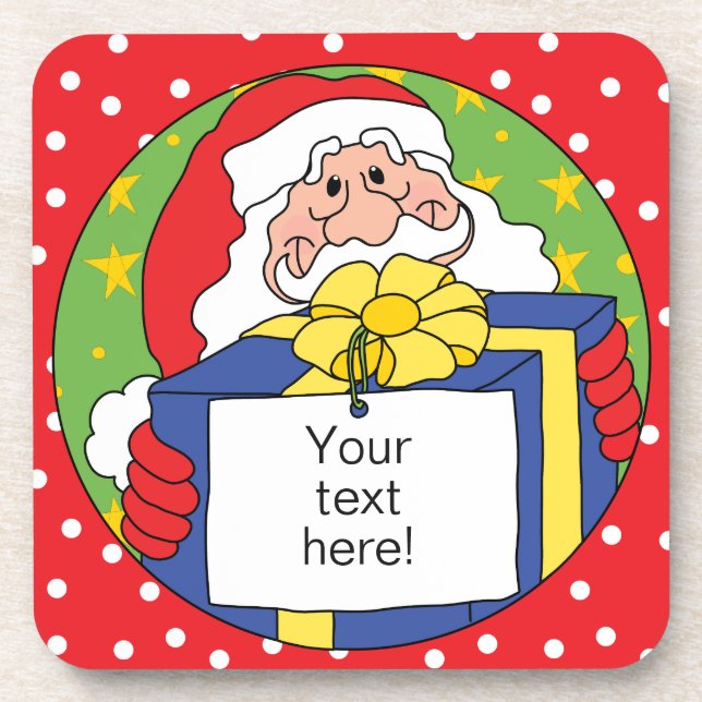 Christmas Coasters Santa Presents (Front)