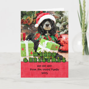 Christmas - Cockapoo - Baxter Holiday Card