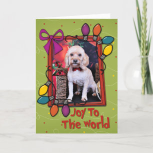 Christmas - Cockapoo - Schmidt Holiday Card
