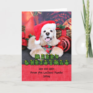 Christmas - Cocker Spaniel - Tobey Holiday Card