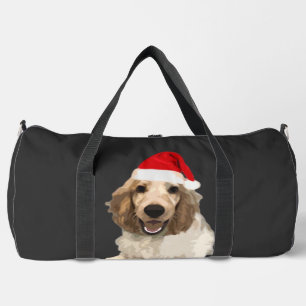 Christmas Cocker Spaniel (White) Essential T-Shirt Duffle Bag