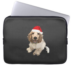 Christmas Cocker Spaniel (White) Essential T-Shirt Laptop Sleeve