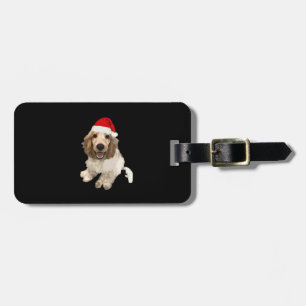 Christmas Cocker Spaniel (White) Essential T-Shirt Luggage Tag