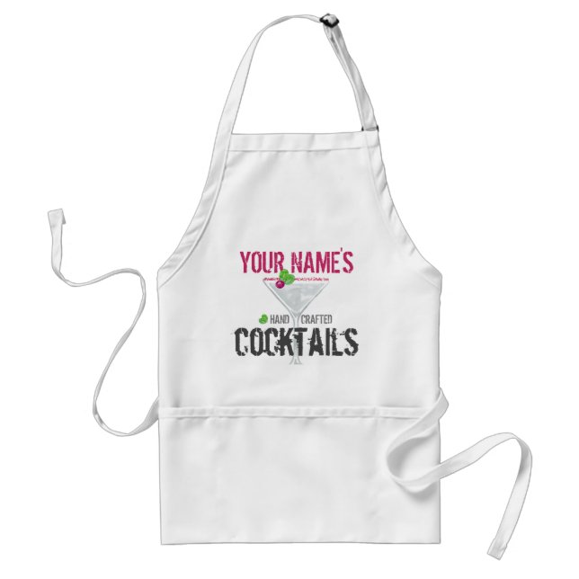 Christmas Cocktail Personalized Standard Apron (Front)
