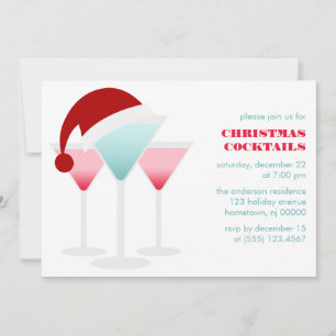 Christmas Cocktails Invitation