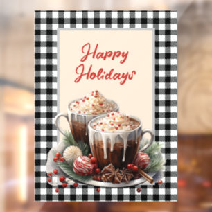 Christmas Cocoa Customizable Window Cling