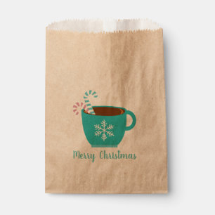 Christmas Cocoa Mug Customizable Favour Bag