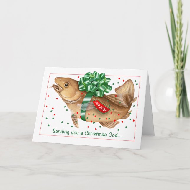 Christmas Cod Christmas Card (Front)
