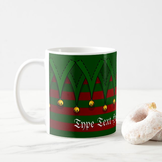 Christmas Coffee Cups Personalized Holiday Mugs (With Donut)