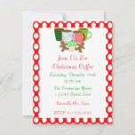 Christmas Coffee Invitation<br><div class="desc">Christmas Coffee Invitation</div>