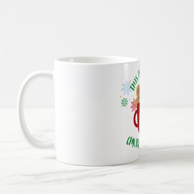 Christmas coffee mug (Left)