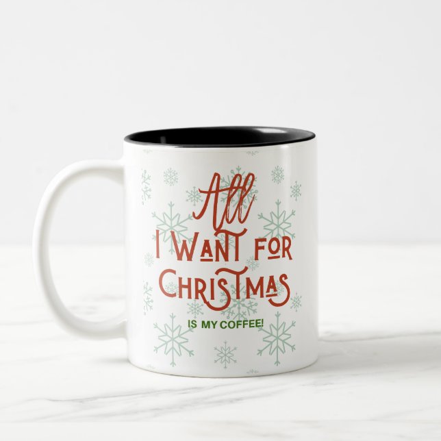 Christmas Coffee Mug (Left)