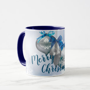 Christmas Coffee Mug Ornaments Winter Snowflake Sn
