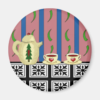 Christmas Coffee or Tea Magnet