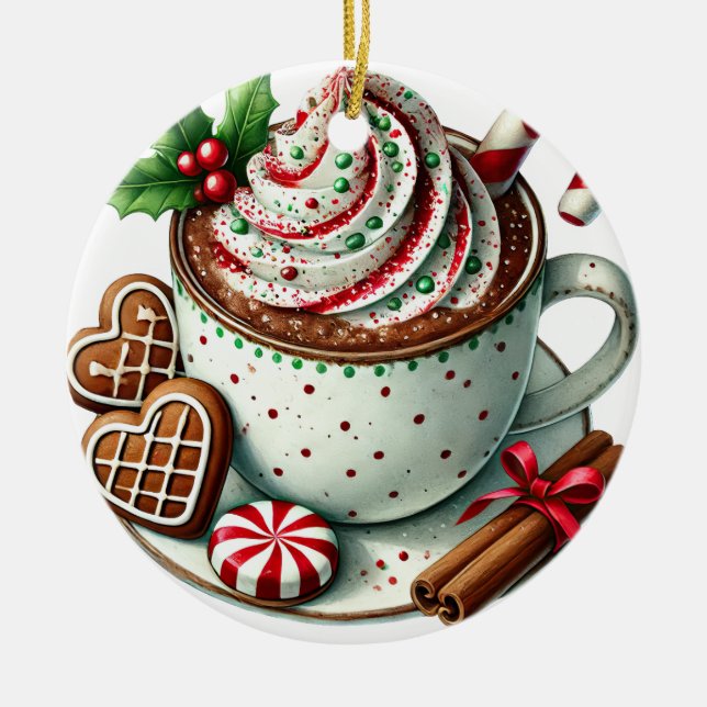 Christmas coffee ornament (Front)