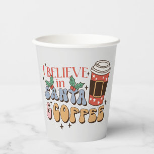 Christmas Coffee   Santa and Coffee Paper Cups