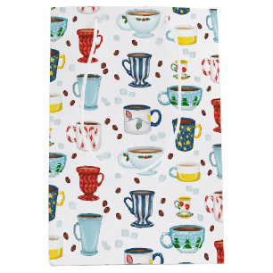 Christmas Coffees Cup of Cozy Medium Gift Bag