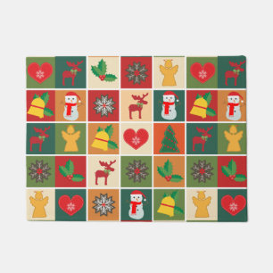 Christmas Collage Doormat