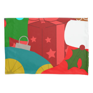 Christmas Collage Pillowcase