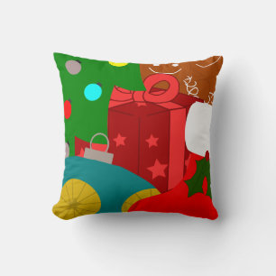 Christmas Collage  Throw Pillow