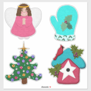 Christmas Collection Felt Look Cute