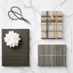 Christmas Collection | Green Cedar, Plaid, Stripe  Wrapping Paper Sheet<br><div class="desc">I created this Christmas collection with all of my favourite colours to give it a vintage,  natural,  and moody feel. I hope you love it as much as I do!</div>
