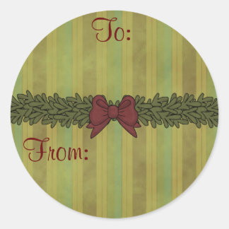 Christmas Name Tags Stickers, Christmas Name Tags Custom Sticker Designs