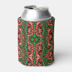 Christmas-Colored Can Cooler