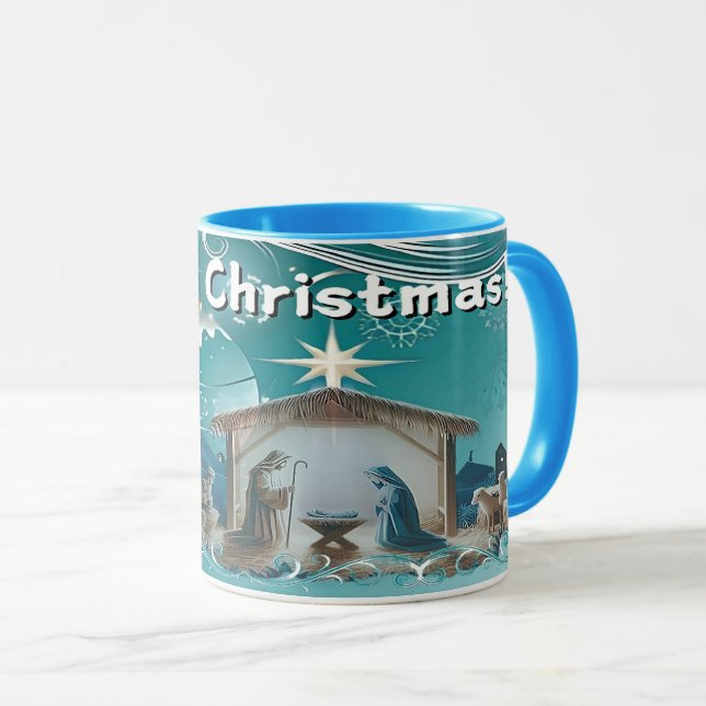 Christmas-colored cup (Front Right)