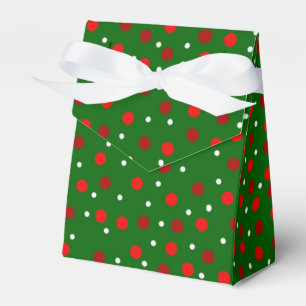Christmas Colour Pok A Dots  Tent Favour Box