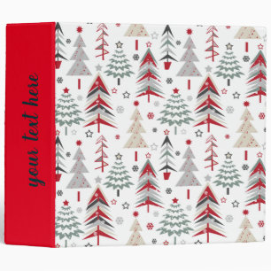 Christmas ,colourful ,Christmas tree ,red ,green Binder