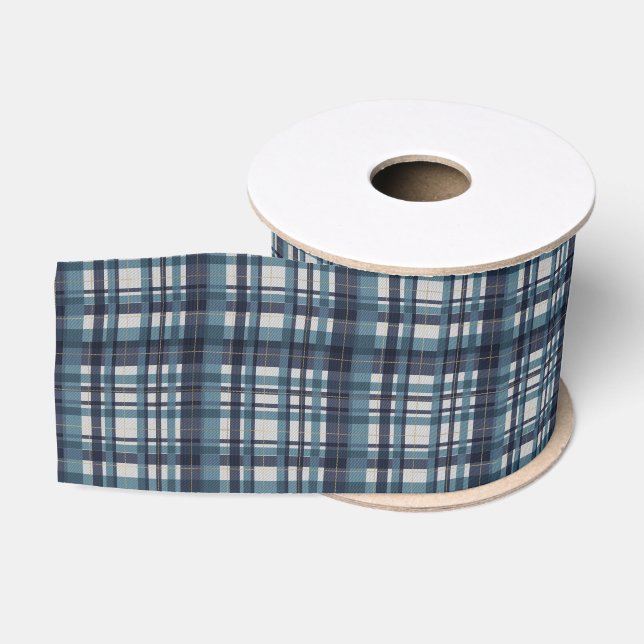 Christmas Colourful Plaid Grosgrain Ribbon (Spool)