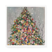 Christmas colourful tree