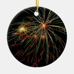 Christmas Colours Ceramic Ornament