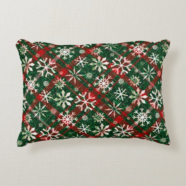 Christmas Colours Decorative Pillow (Front)