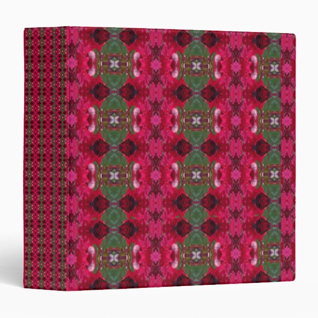 Christmas Colours Kaleidoscope Binder (Front/Spine)