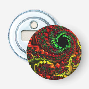Christmas Colours Mandelbrot Bottle Opener
