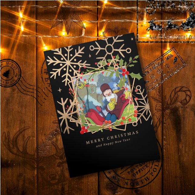 Christmas Comes But Once My Hero Fold Card (Creator Uploaded)