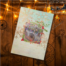 Christmas Comes But Once Trifold Christian Card