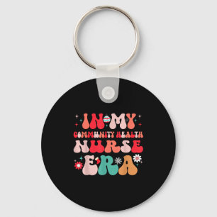 Christmas Community Health Nurse Present For Funny Keychain