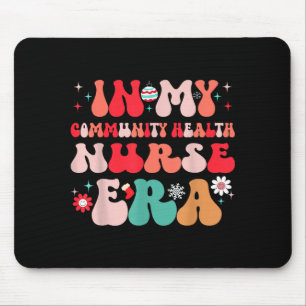 Christmas Community Health Nurse Present For Funny Mouse Pad
