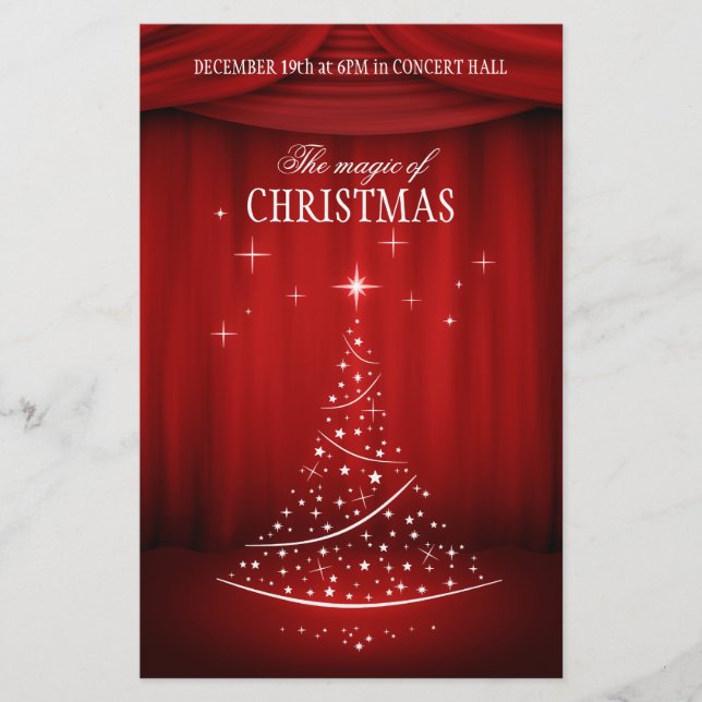 Christmas Concert flyer (Front)