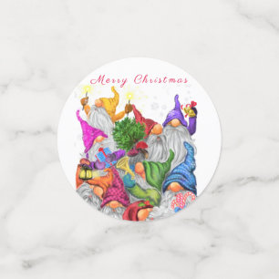 Christmas Confetti Happy Gnomes Party