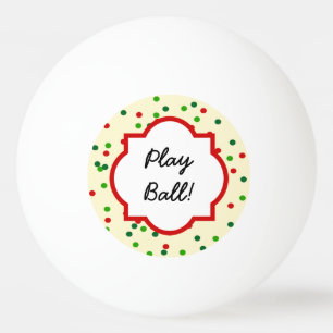 Christmas Confetti • Sugar Cookie Sprinkles Ping Pong Ball