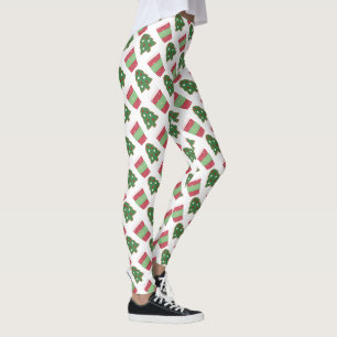 Christmas Cookie and Coffee Leggings