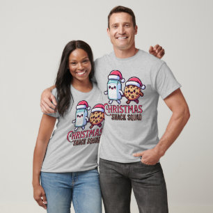 Christmas Cookie and Milk Cute Foodie T-Shirt