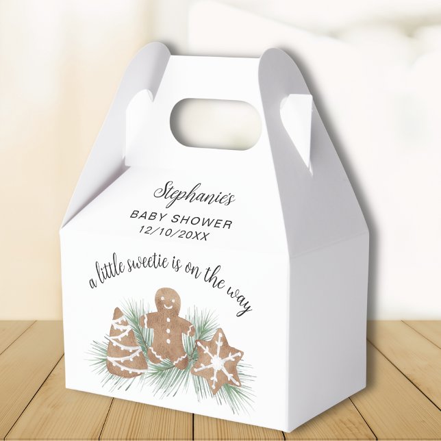 Christmas Cookie Baby Shower Favor Box (Creator Uploaded)