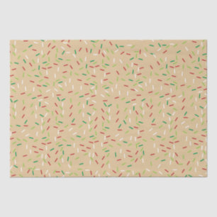 Christmas Cookie Background Tissue Paper